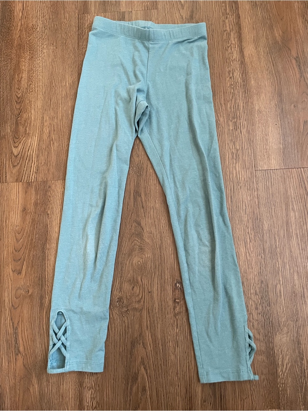 Old Navy Leggings with Lattice Hem Girls Size M Activewear